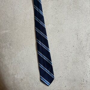 Rugby Ralph Lauren navy repp stripe tie